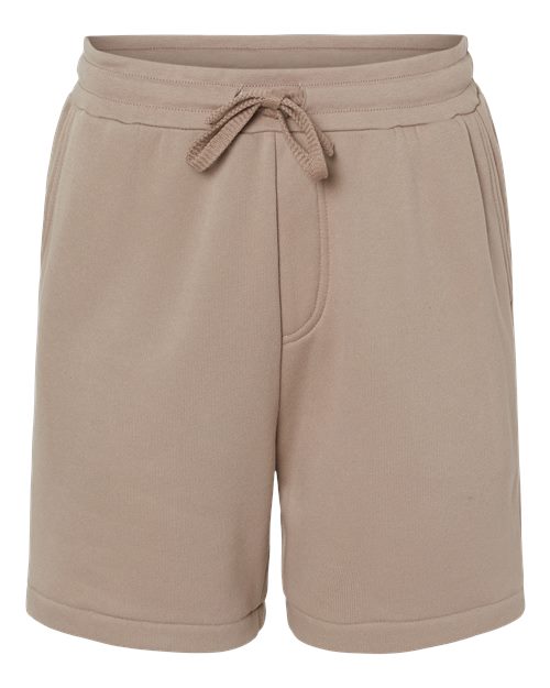 BELLA + CANVAS 3724 Unisex Sponge Fleece Shorts in Tan