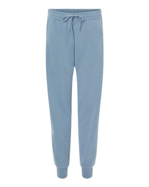 Independent Trading Co. PRM20PNT Women's California Wave Wash Sweatpants in Misty Blue