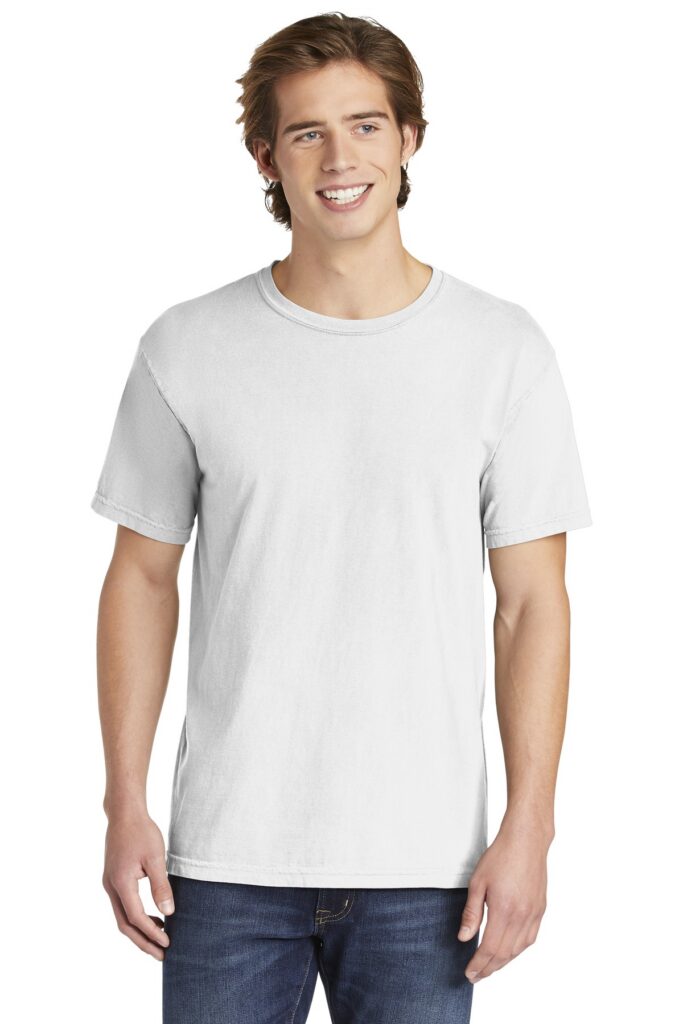 Comfort Colors 1717 Unisex Garment-Dyed Heavyweight T-Shirt in White